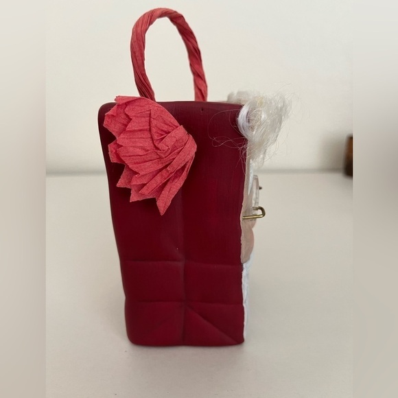 Vintage Ceramic Bag Santa Glasses Made In USA - Picture 3 of 6